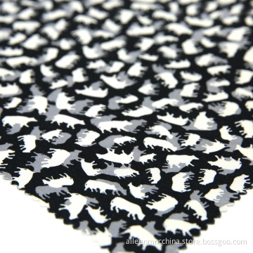 viscose reactive print fabric in tige design